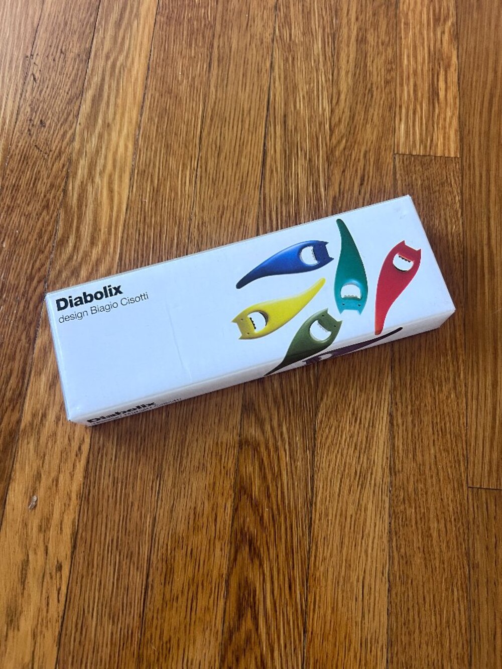 Alessi Diabolix Red Devil Shaped Bottle Opener - NEW IN BOX